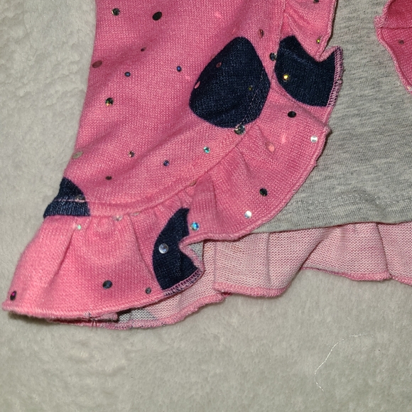 🌻 Donating Soon 🌻 Young Hearts  Pink and grey girls cardigan - Picture 6 of 6
